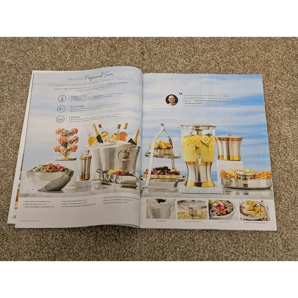 Frontgate Catalog April 2025 Look Book Interior & Outdoor Furniture Decor Design